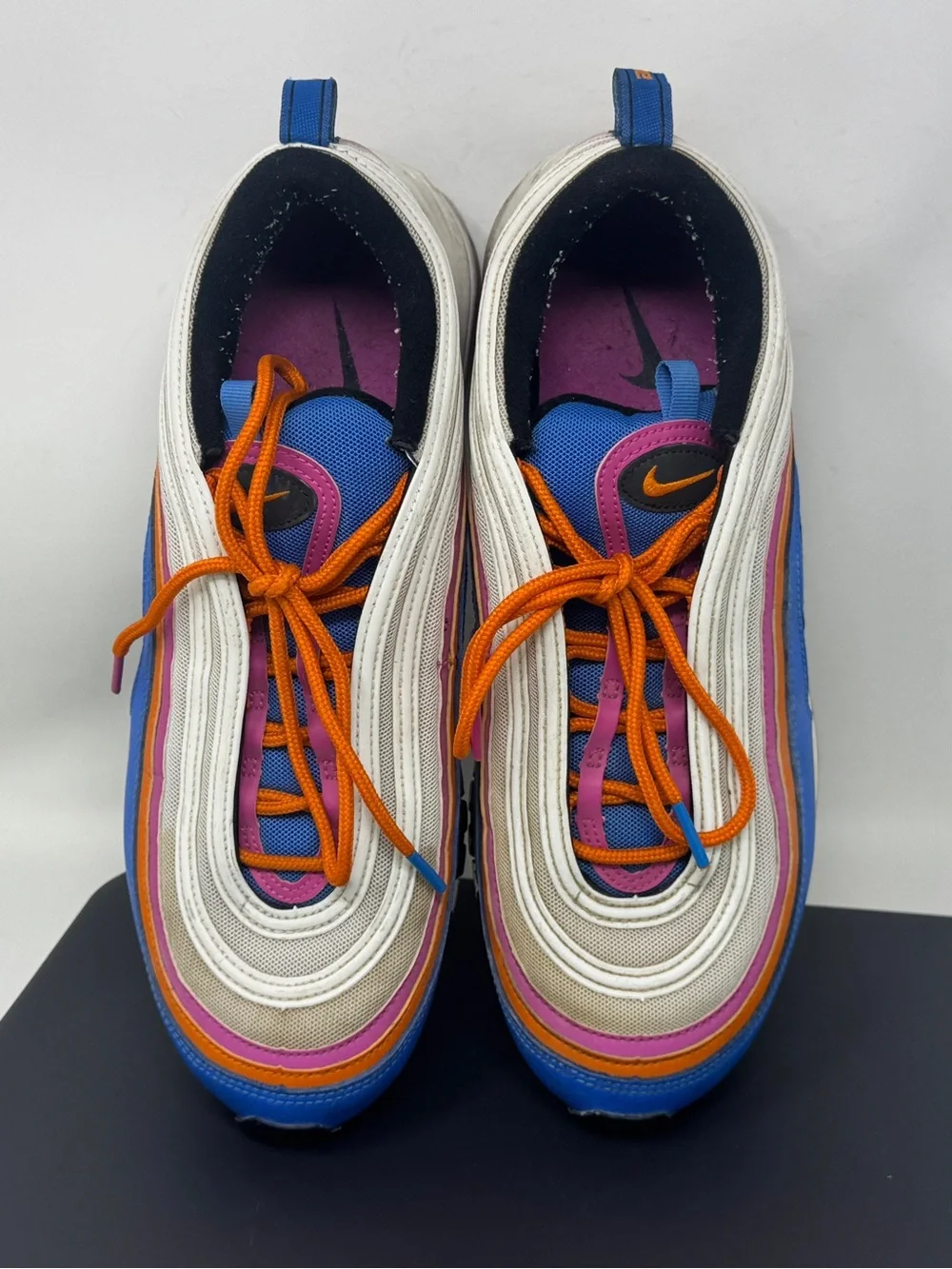 Nike Air Max 97 Active Fuchsia Running Shoes Men’s Size 12 CW6992-100
